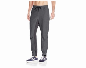 Adidas Men's Standard 1 Tech Jogger Pant, Heathered Black