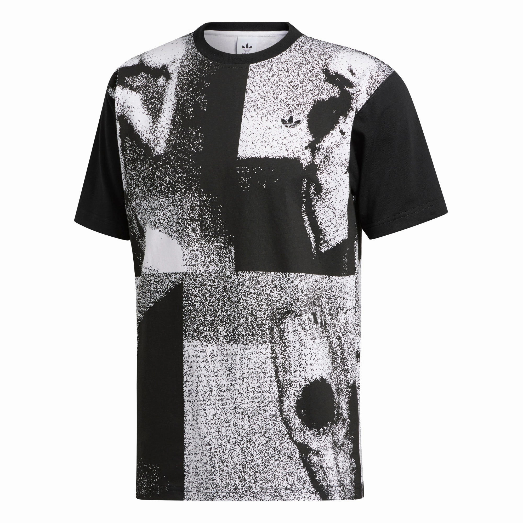 Adidas Men's Streetball Sport Tee Shirt, Black / White