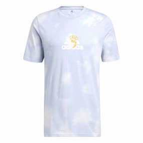 Adidas Men's Summer Madness TSL Graphic Tee, Halo Silver