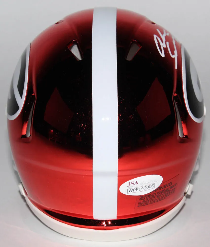 Alec Ogletree Signed Georgia Bulldogs Speed Mini Helmet / N.Y. Giants Linebacker