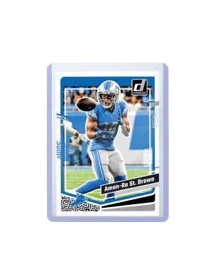 Amon-Ra St Brown Detroit Lions Panini NFL 23-24 Donruss Card