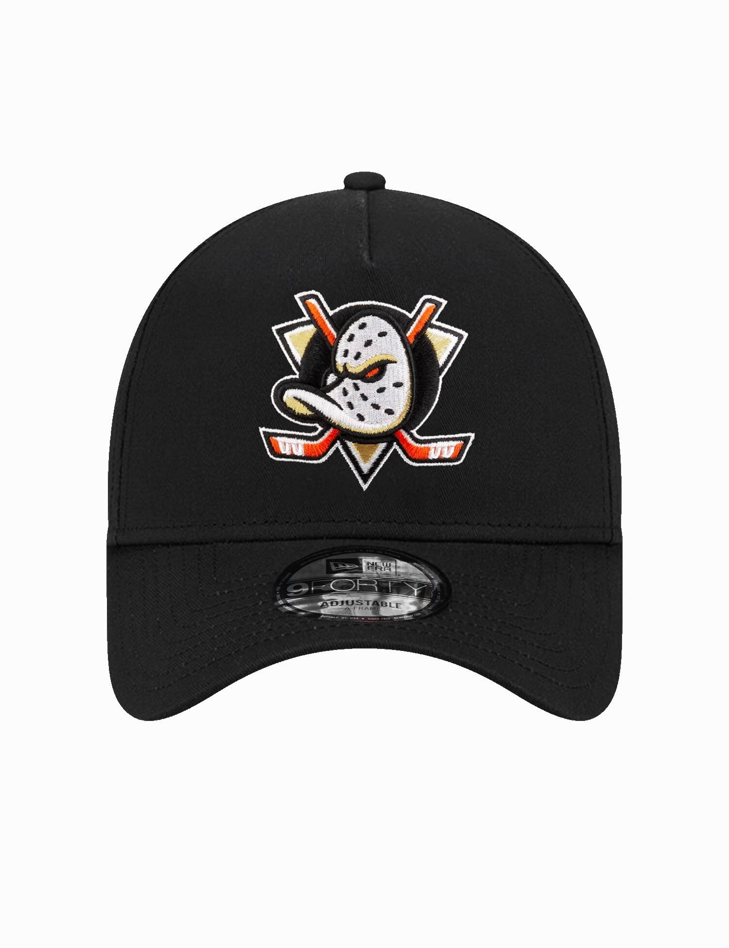 Anaheim Ducks New Era NHL Team 9FORTY A-Frame Snapback Hat - Black
