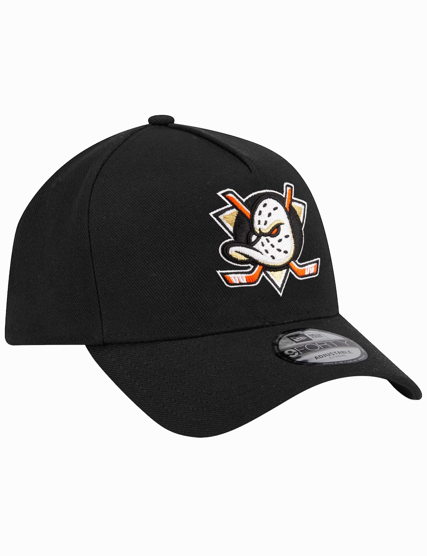 Anaheim Ducks New Era NHL Team 9FORTY A-Frame Snapback Hat - Black