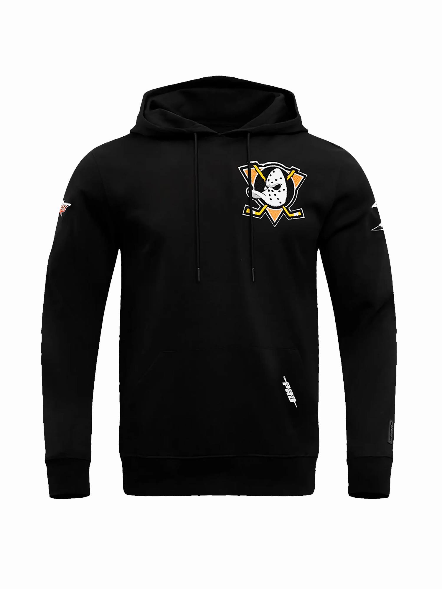 Anaheim Ducks Pro Standard NHL Team Chenille Hoodie Jumper - Black