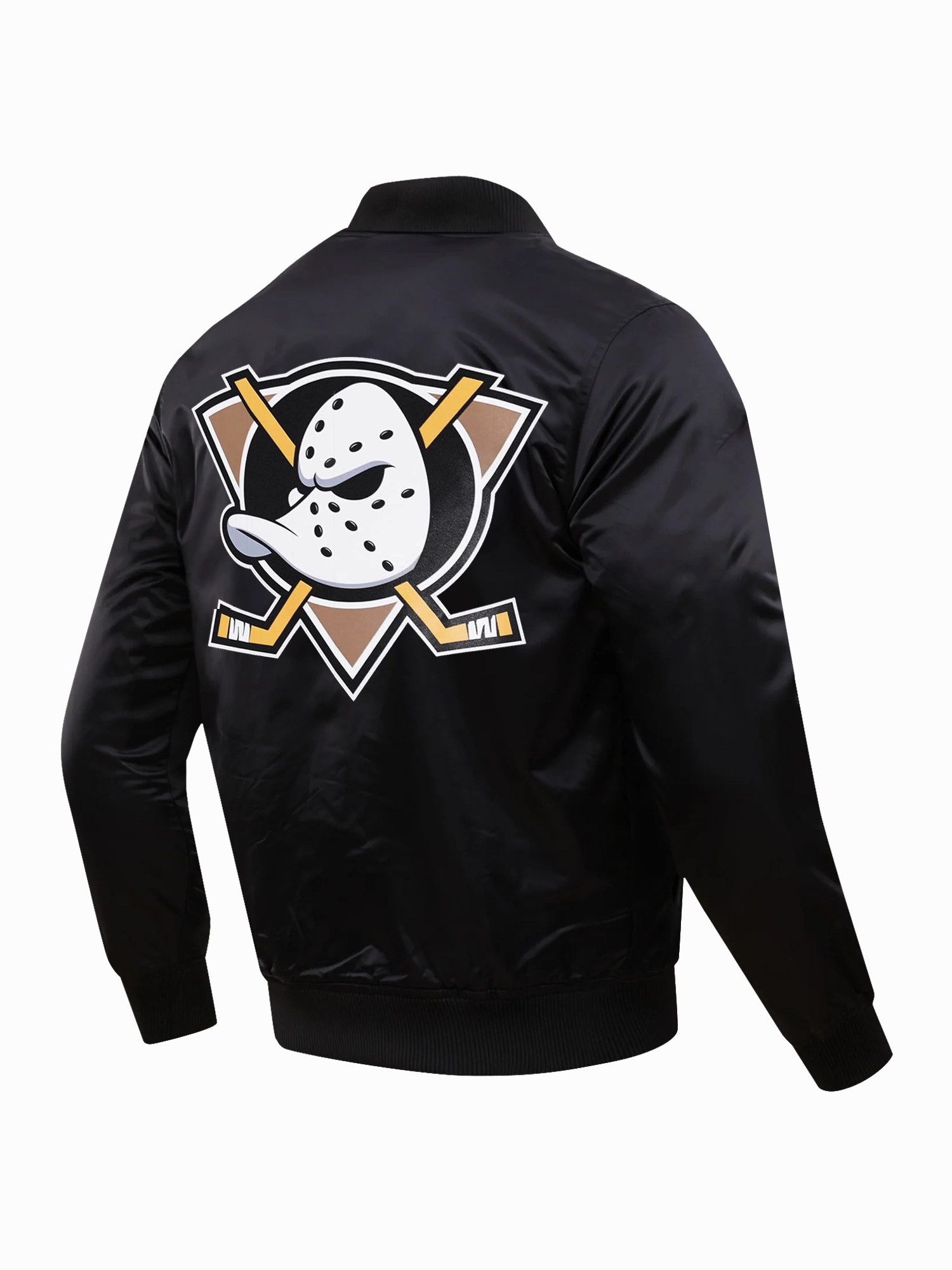 Anaheim Ducks Pro Standard NHL Team Classic Satin Button Jacket - Black