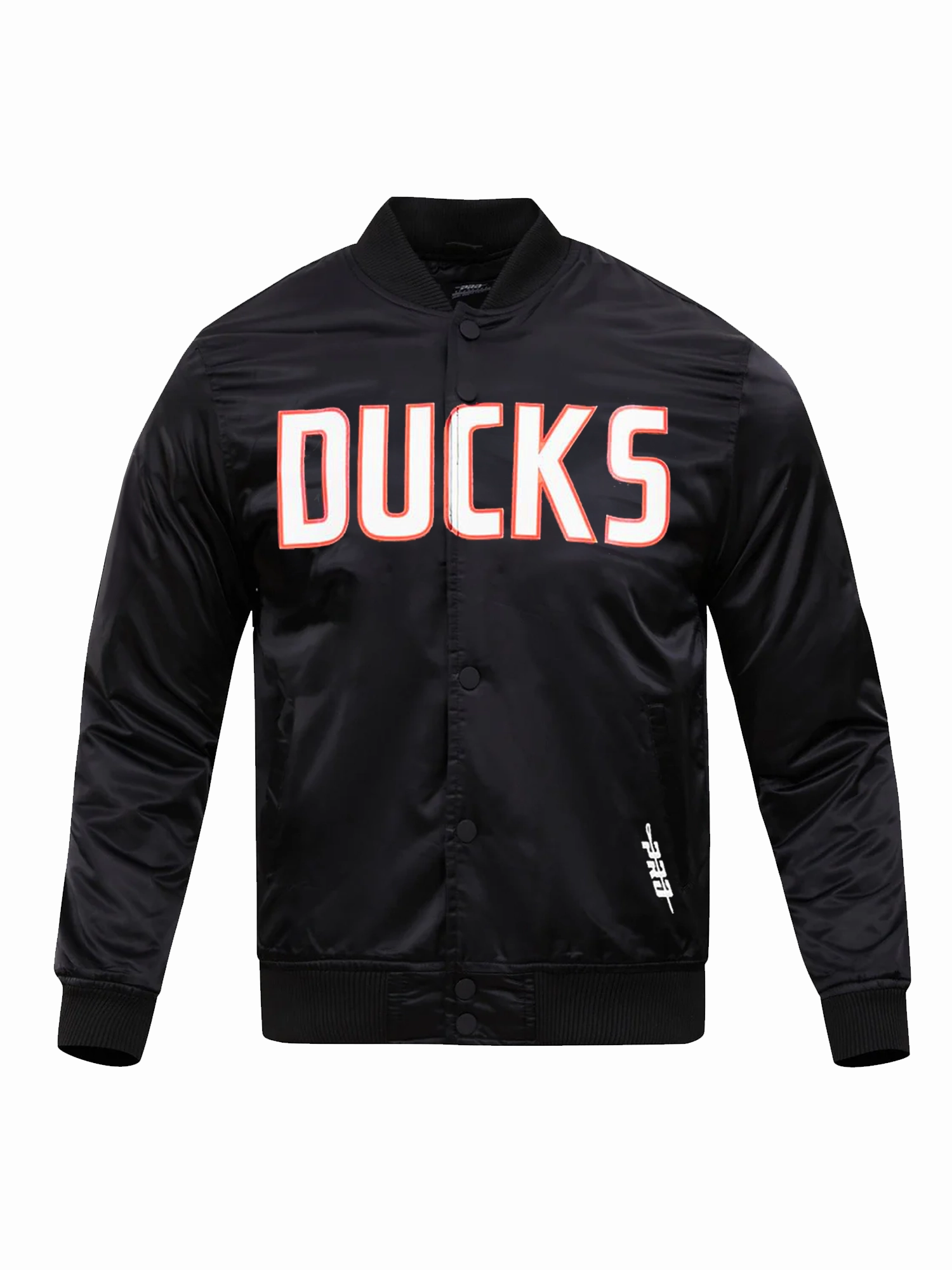 Anaheim Ducks Pro Standard NHL Team Classic Satin Button Jacket - Black