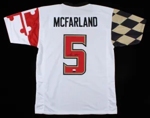 Anthony McFarland Jr  Maryland Terrapins Signed Jersey (JSA COA) Steelers RB