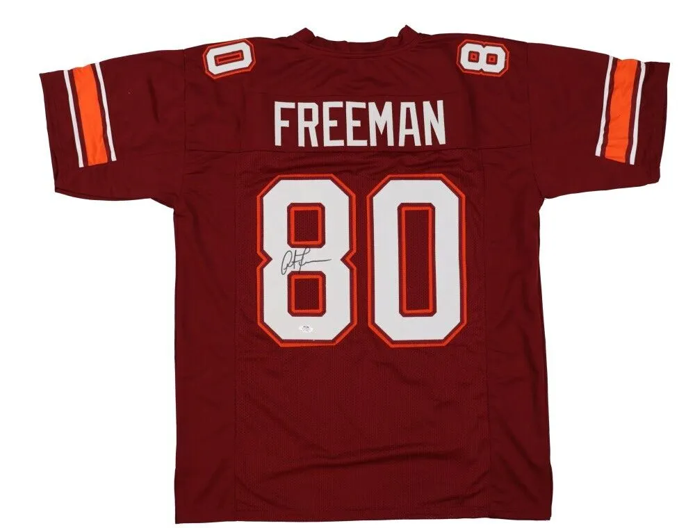 Antonio Freeman Signed Virginia Tech Hokies Jersey (PSA COA) Packers Pro Bowl WR
