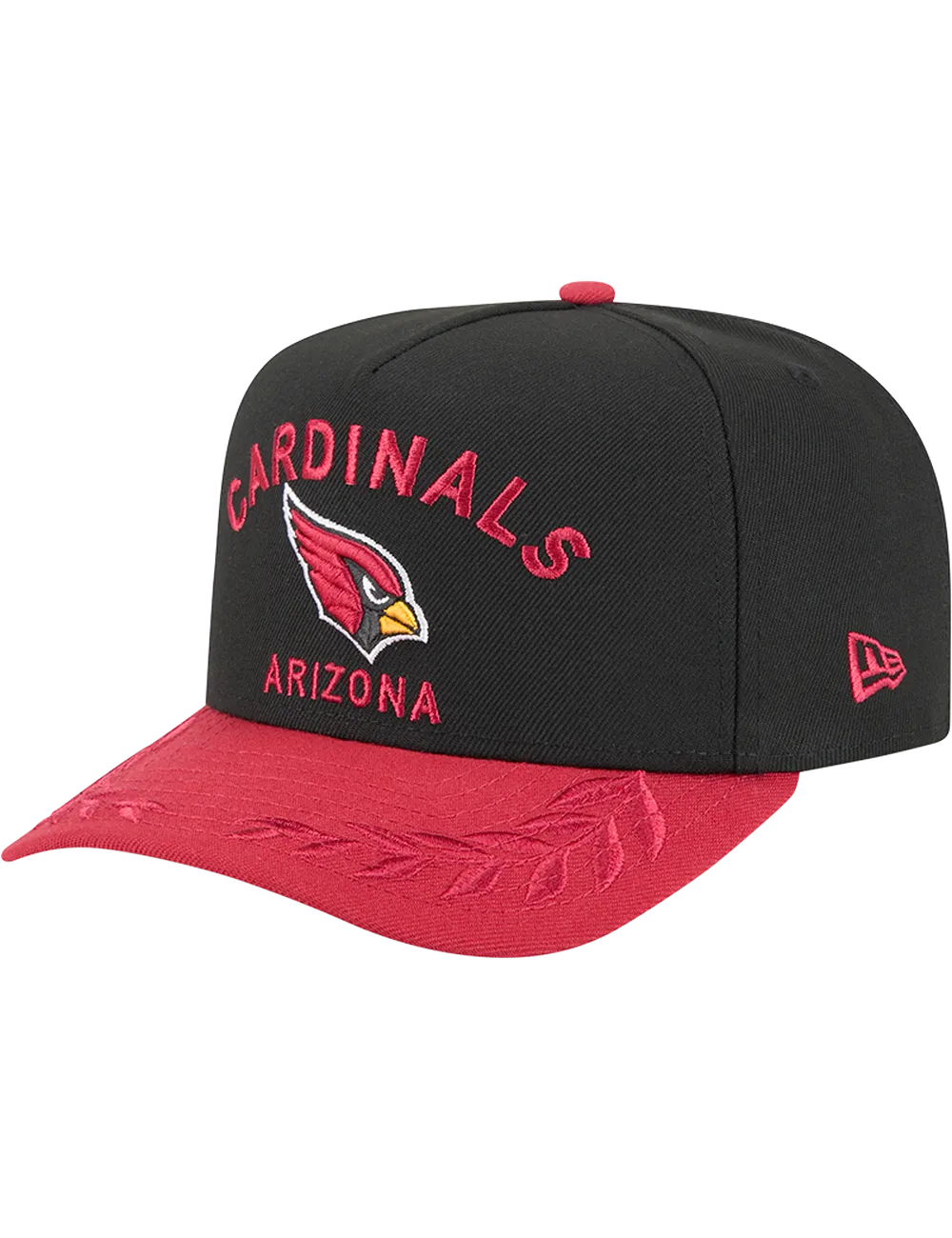 Arizona Cardinals New Era NFL 25 Draft Pre-Curved 9FIFTY A-Frame Snapback Hat - Black