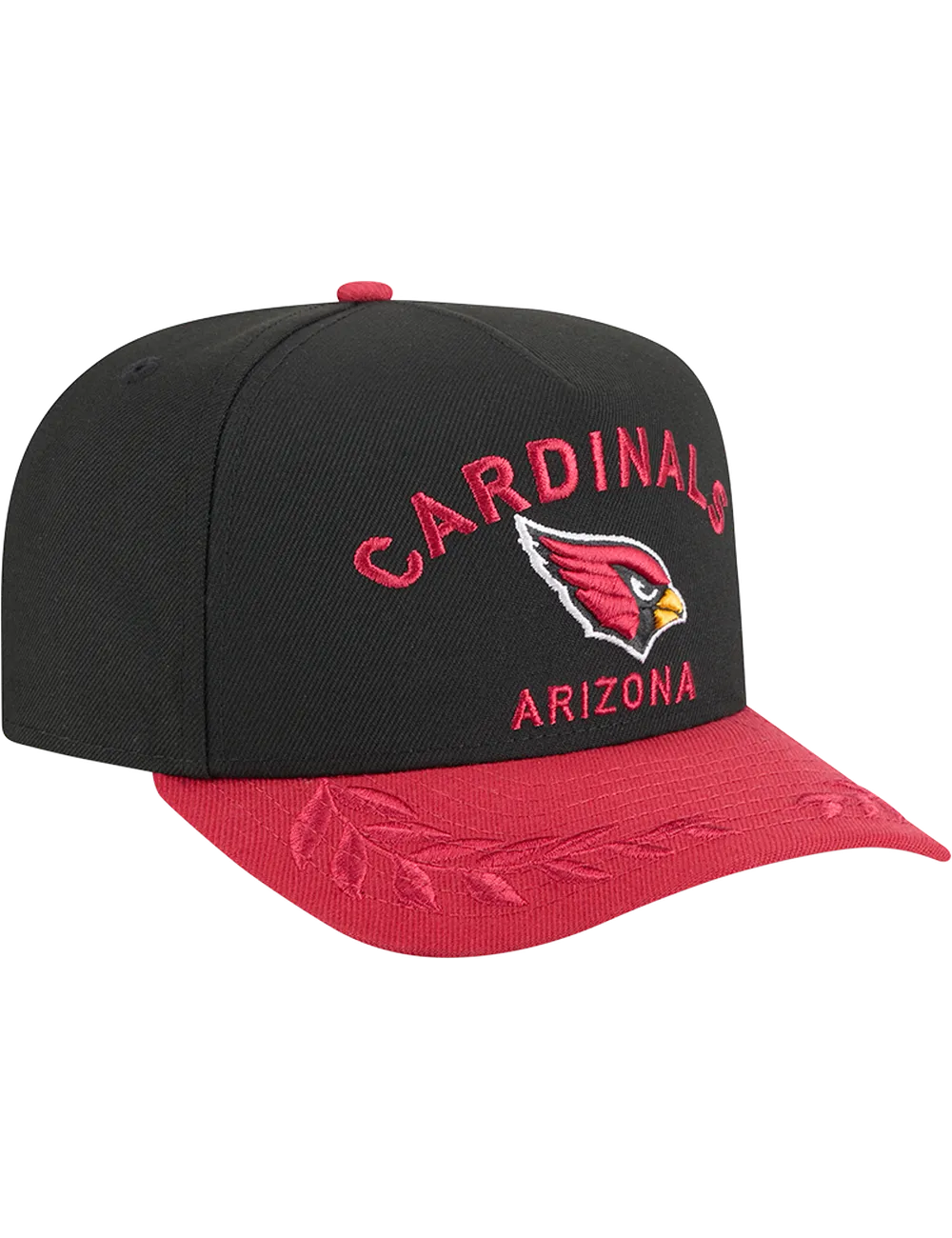 Arizona Cardinals New Era NFL 25 Draft Pre-Curved 9FIFTY A-Frame Snapback Hat - Black