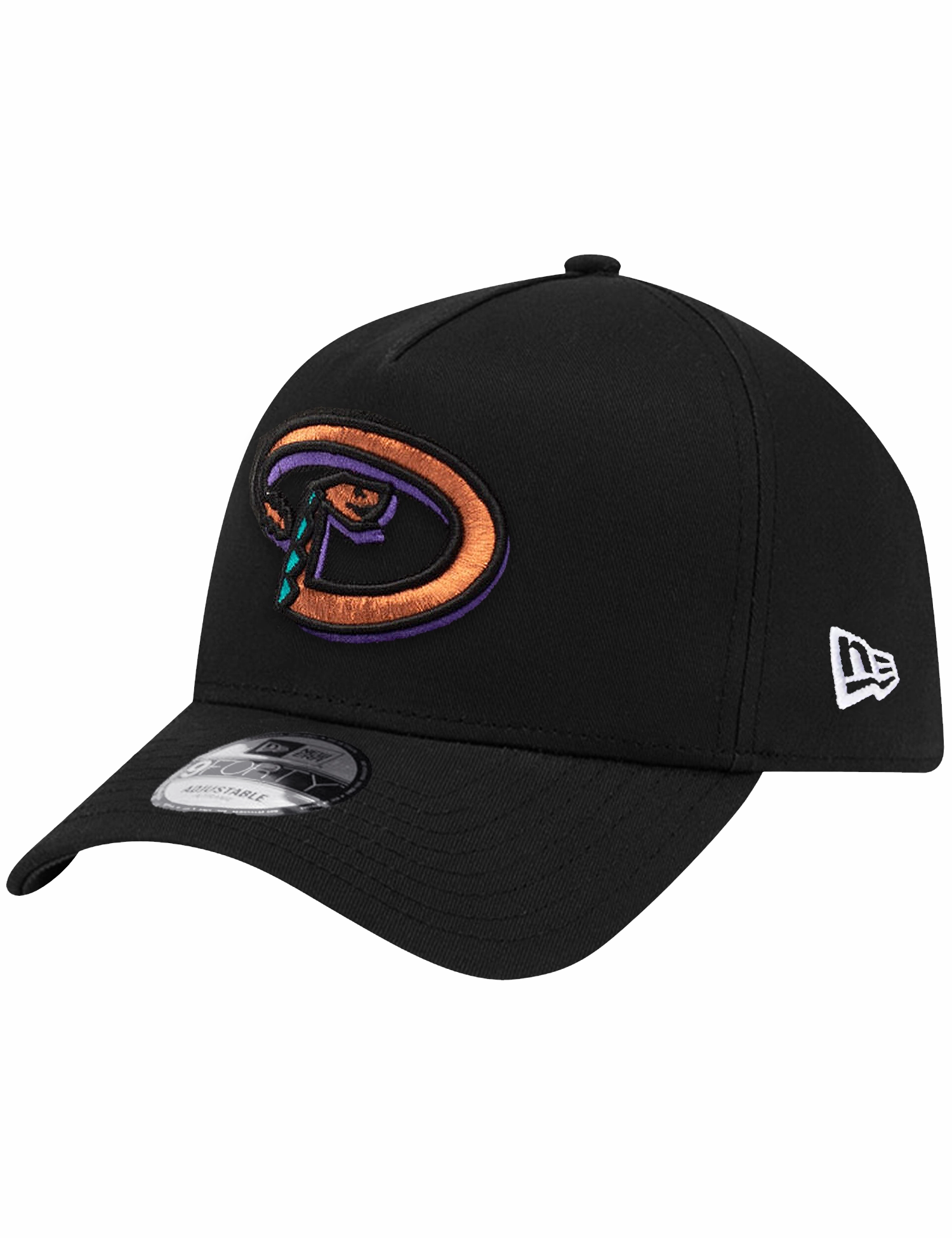 Arizona Diamondbacks New Era MLB 01 WS 9FORTY A-Frame Snapback Hat - Black