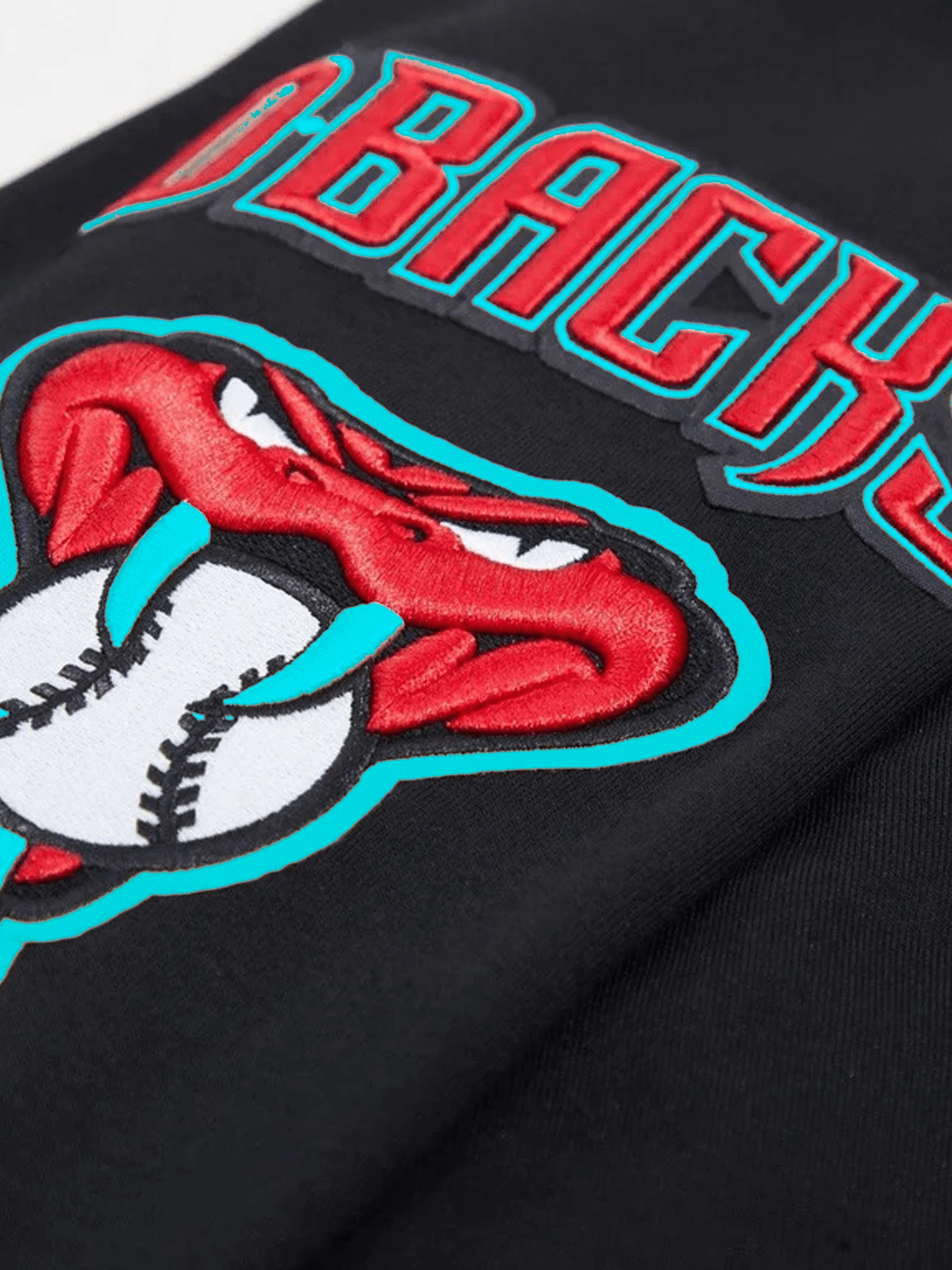 Arizona Diamondbacks Pro Standard MLB Team Chenille Hoodie Jumper  - Black