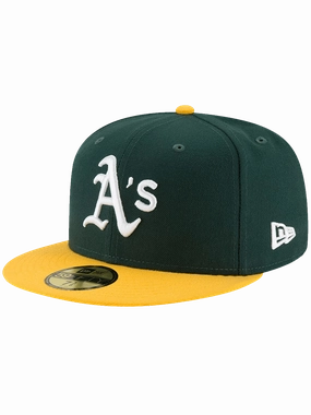 Athletics New Era MLB On-Field AC Home 59FIFTY Fitted Hat - Green
