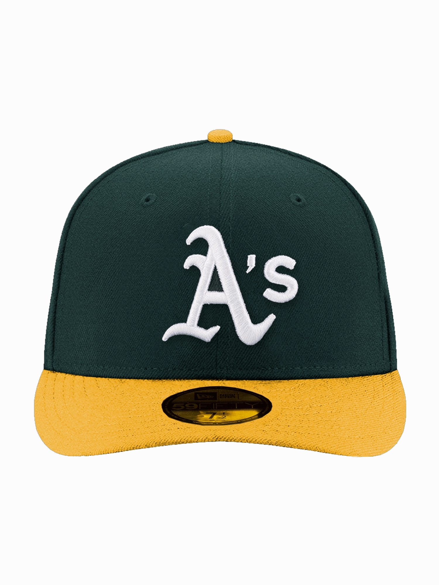 Athletics New Era MLB On-Field AC Pre-Curved Home 59FIFTY Fitted Hat - Green