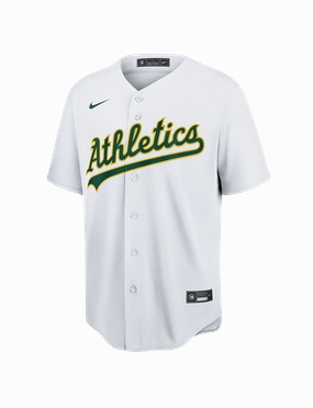 Athletics Nike MLB Home Replica Jersey - White
