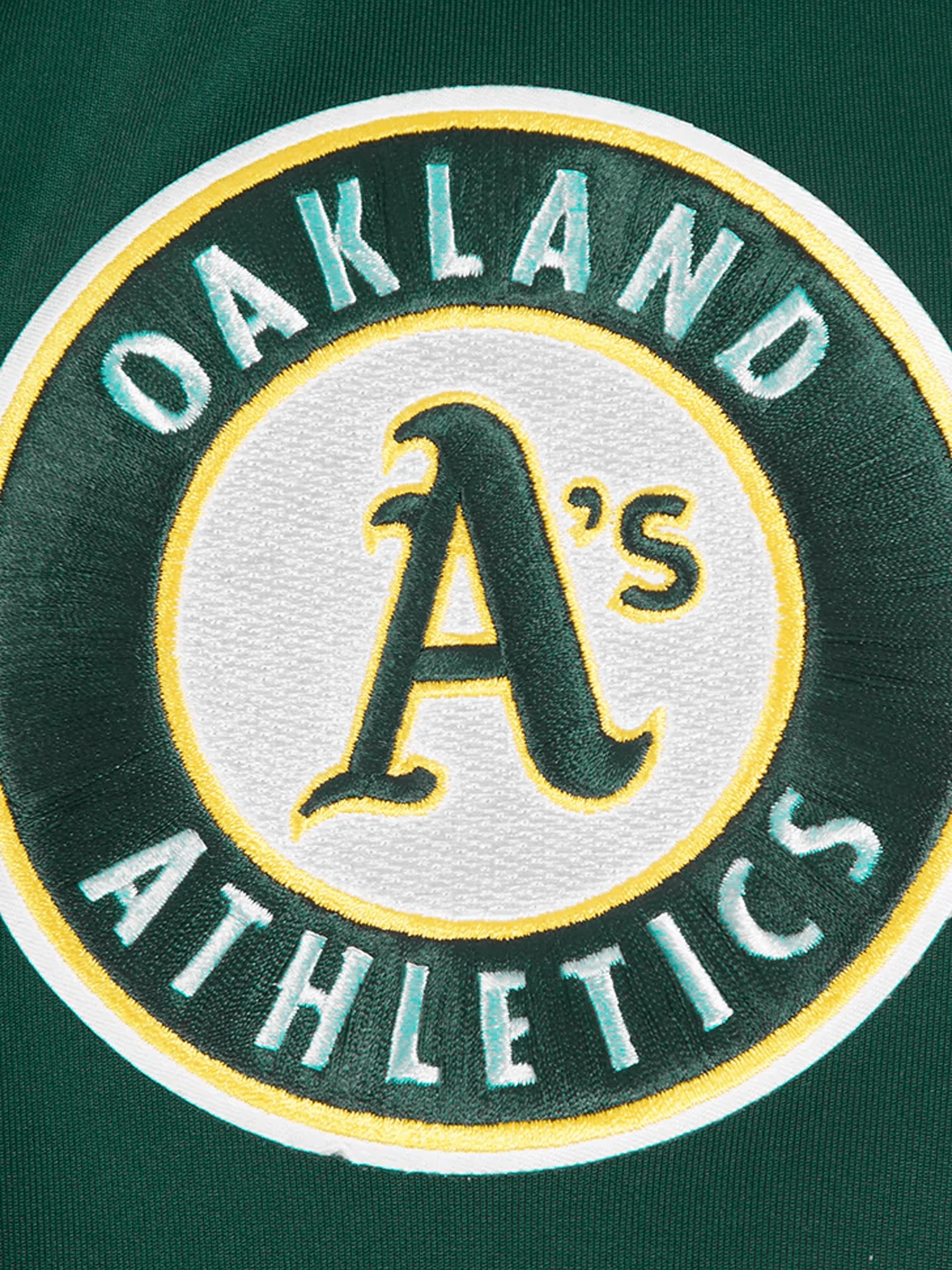 Athletics Pro Standard MLB Team Chenille Hoodie Jumper  - Green