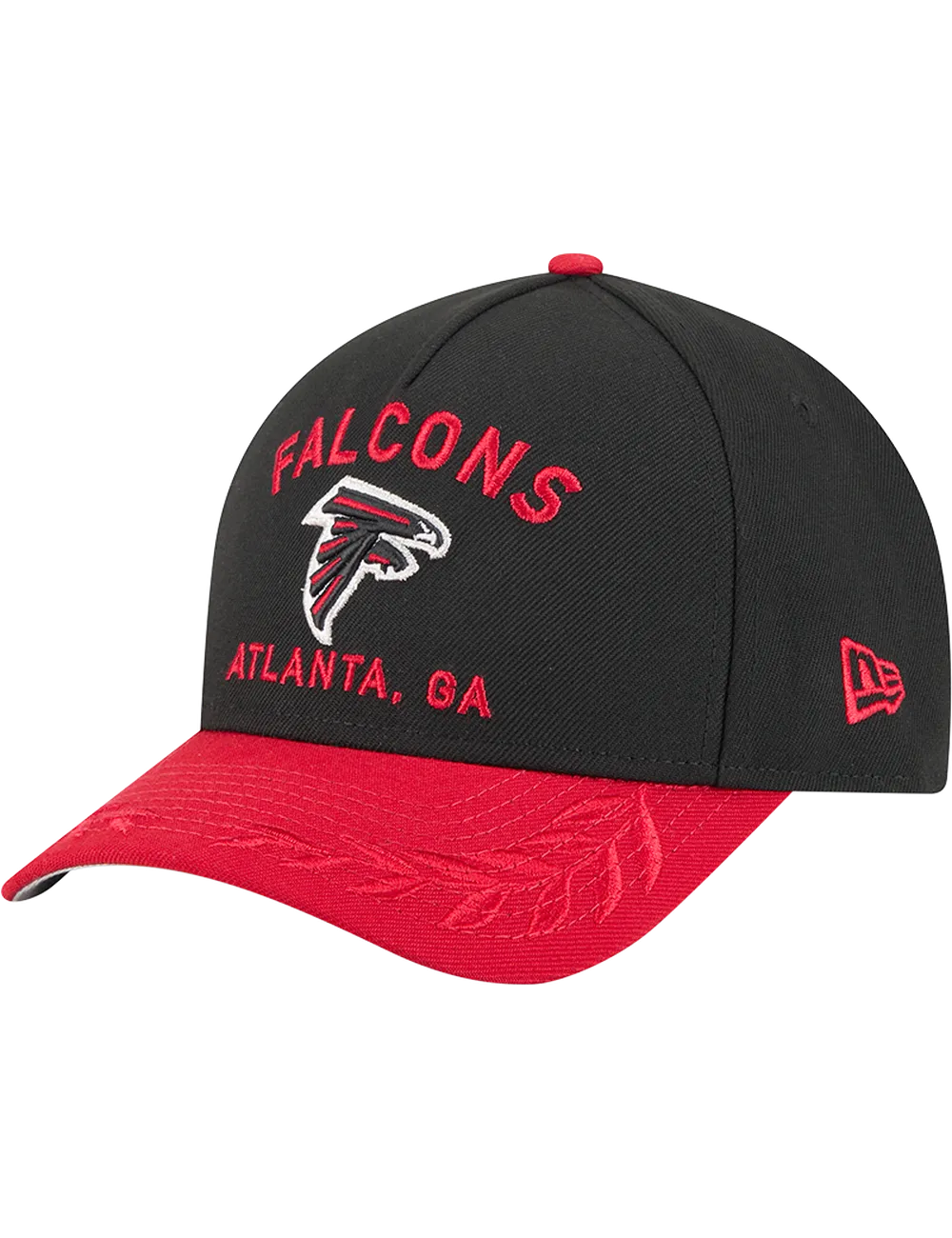 Atlanta Falcons New Era NFL 25 Draft 9FORTY M-Crown Snapback Hat - Black