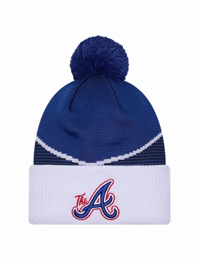 Atlanta Braves New Era MLB City Connect Knit Beanie - Blue
