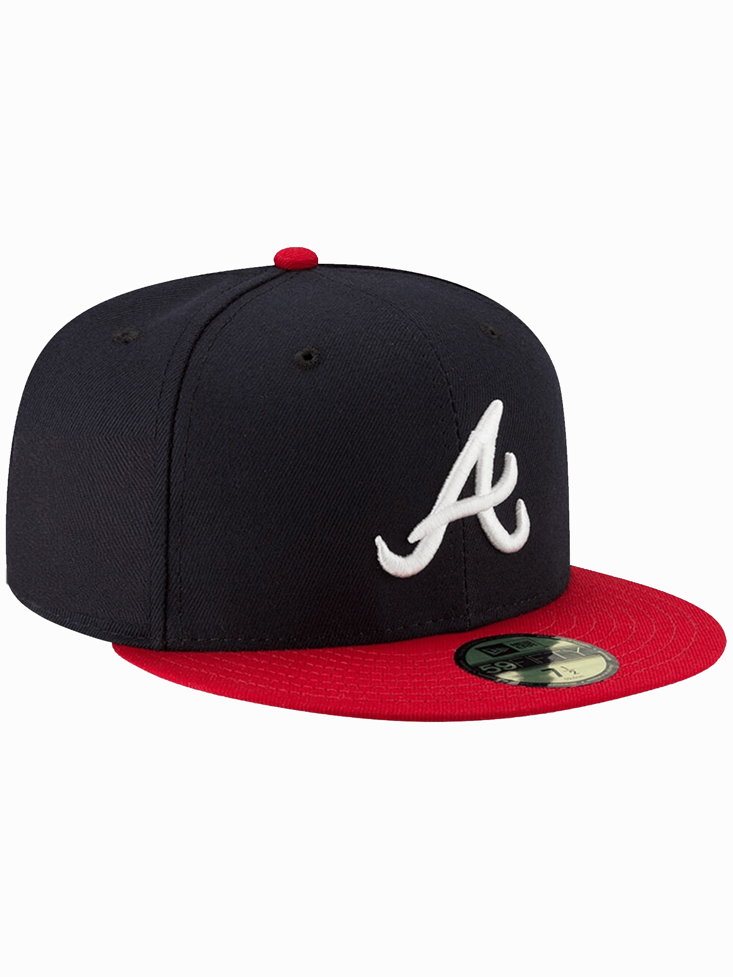 Atlanta Braves New Era MLB On-Field AC 59FIFTY Fitted Hat - Navy