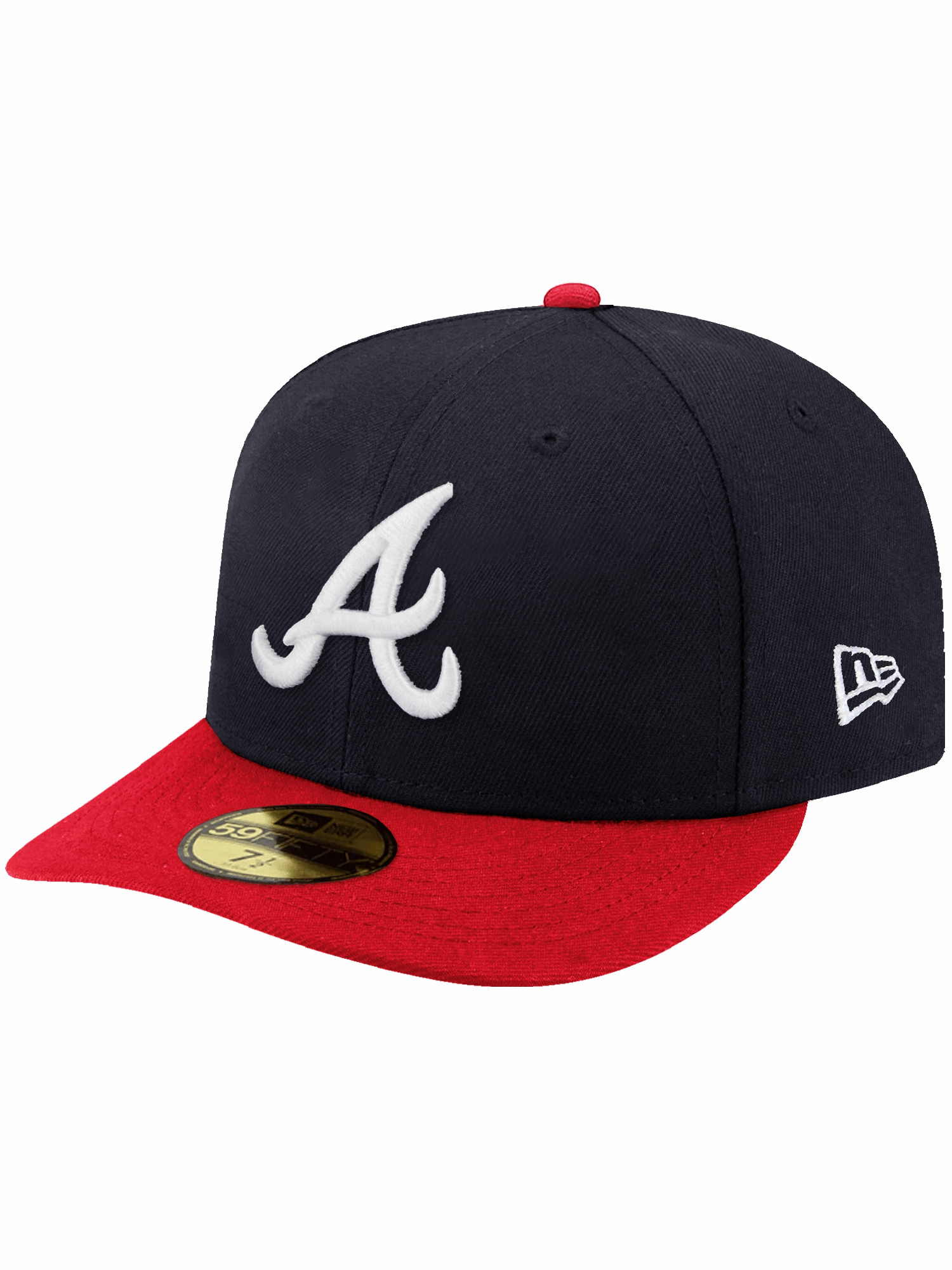 Atlanta Braves New Era MLB On-Field AC Pre-Curved 59FIFTY Fitted Hat - Navy