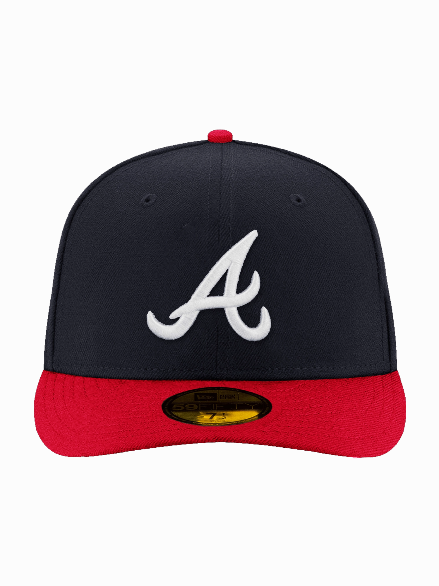 Atlanta Braves New Era MLB On-Field AC Pre-Curved 59FIFTY Fitted Hat - Navy