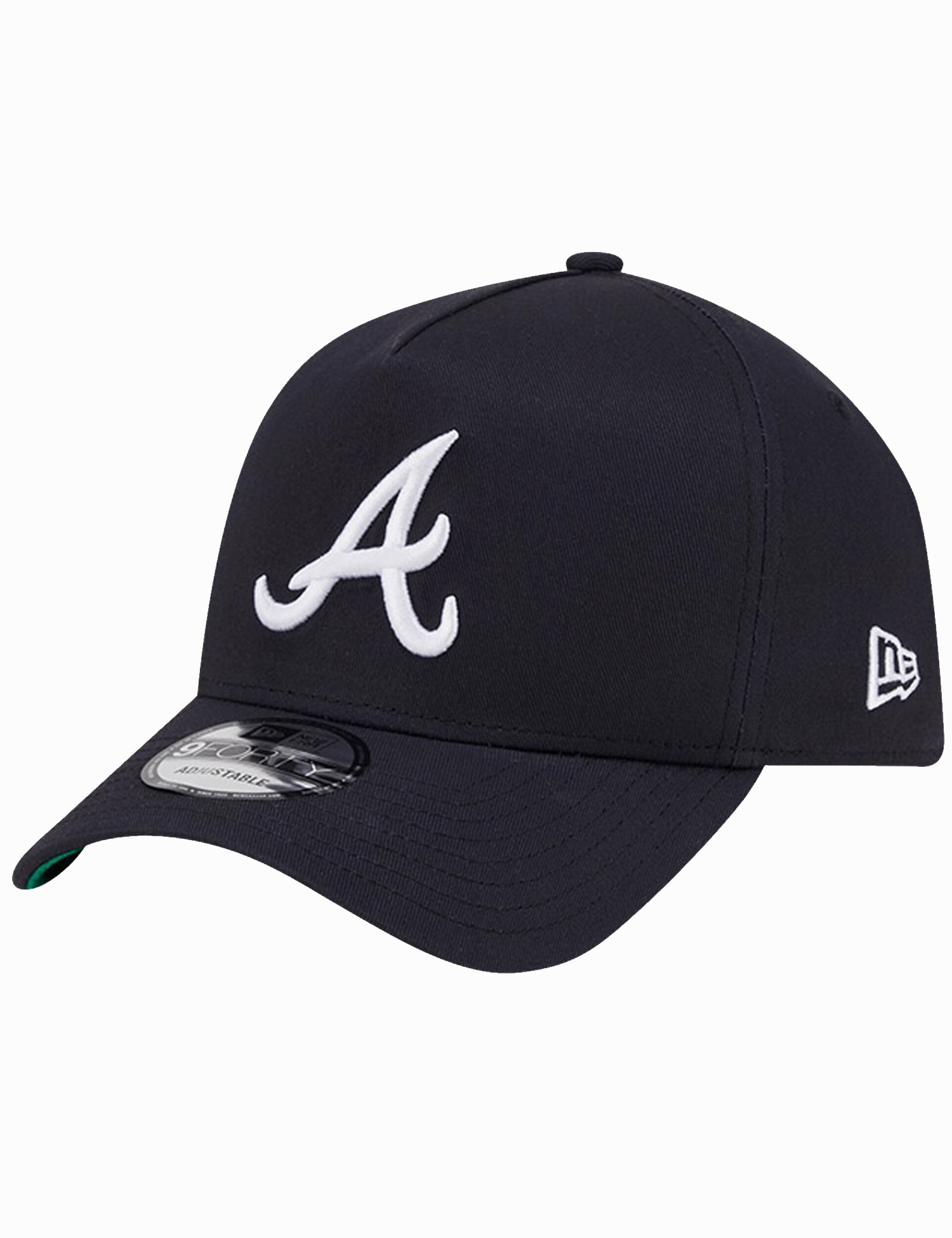 Atlanta Braves New Era MLB Team 9FORTY A-Frame Snapback Hat - Navy