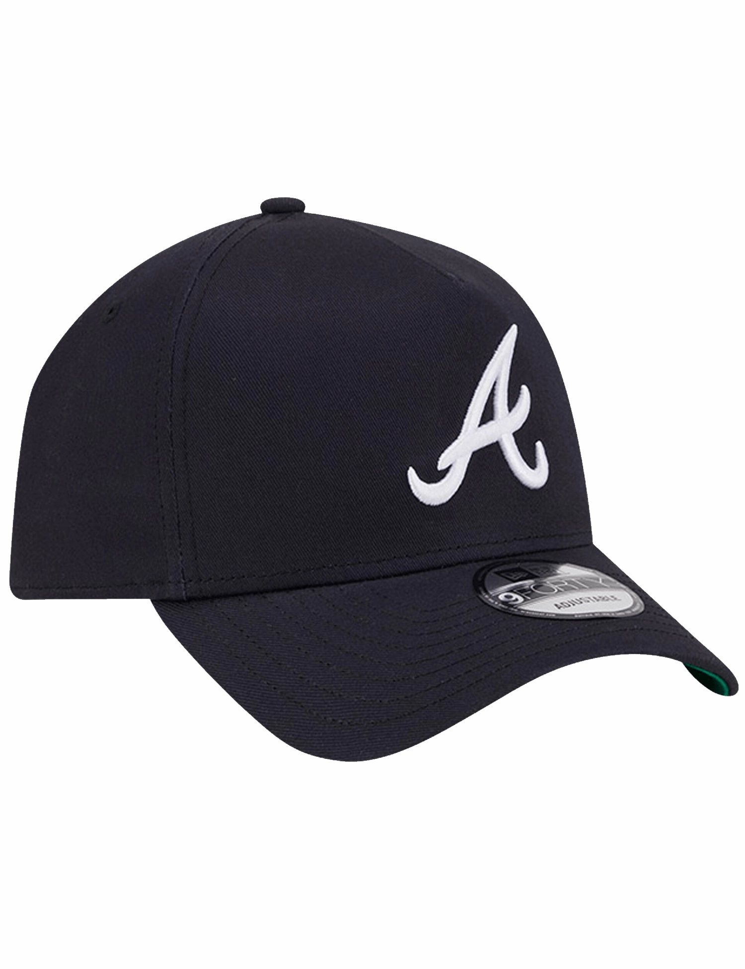 Atlanta Braves New Era MLB Team 9FORTY A-Frame Snapback Hat - Navy