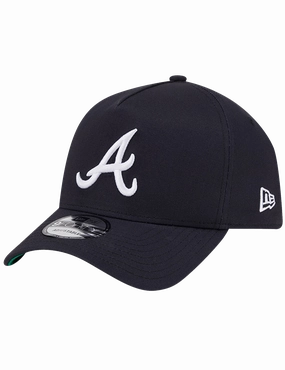 Atlanta Braves New Era MLB Team 9FORTY A-Frame Snapback Hat - Navy
