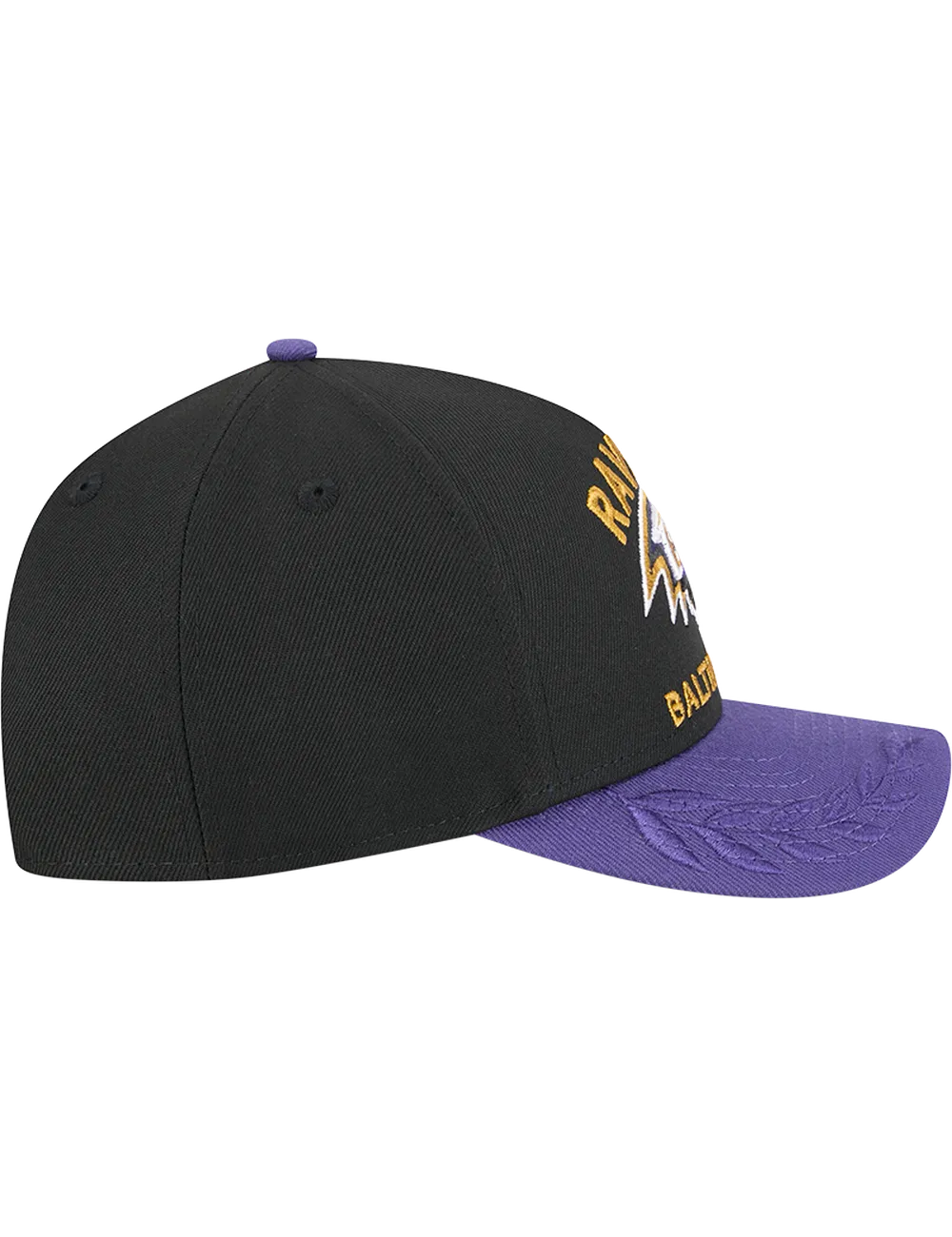 Baltimore Ravens New Era NFL 25 Draft 9FORTY M-Crown Snapback Hat - Black