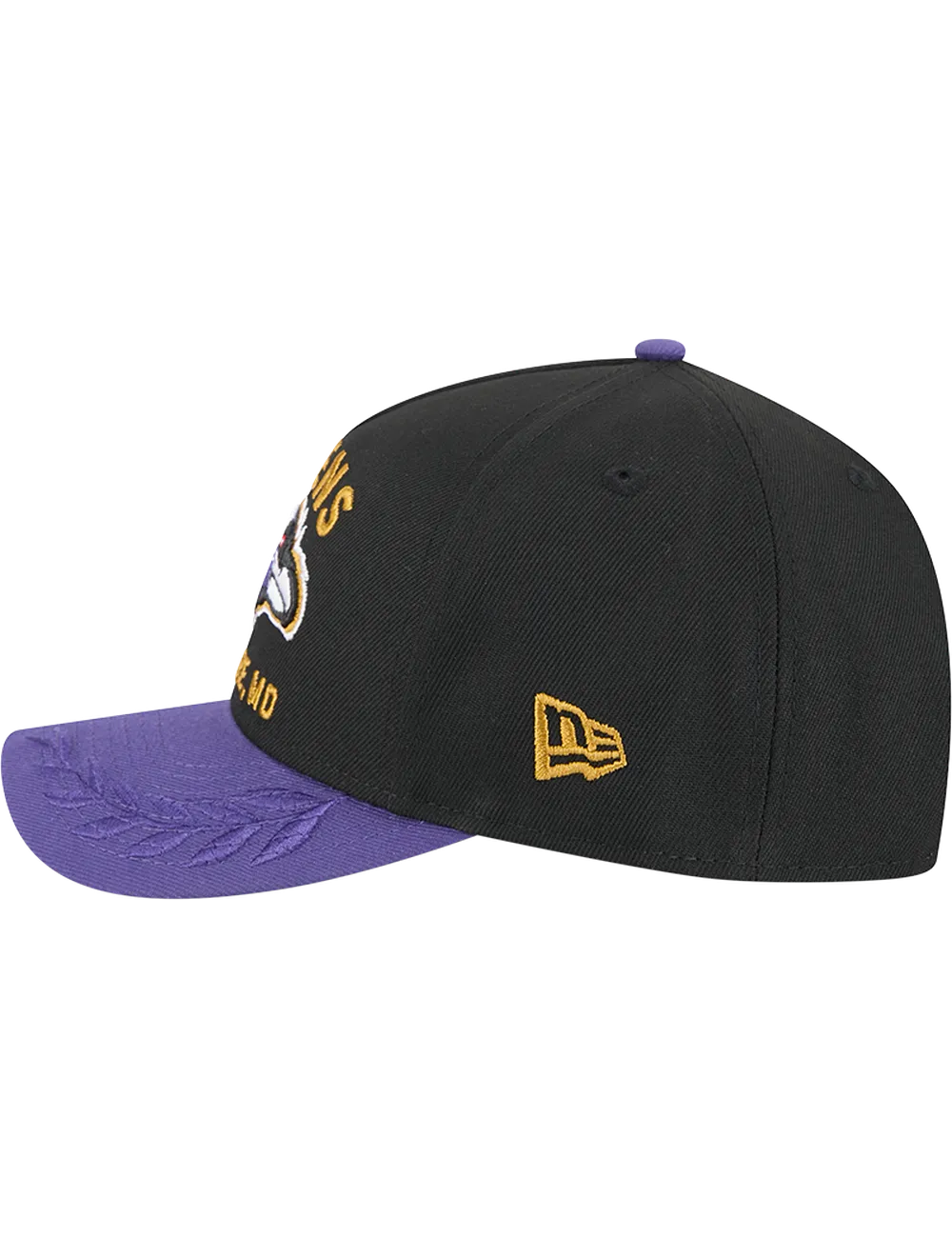 Baltimore Ravens New Era NFL 25 Draft 9FORTY M-Crown Snapback Hat - Black