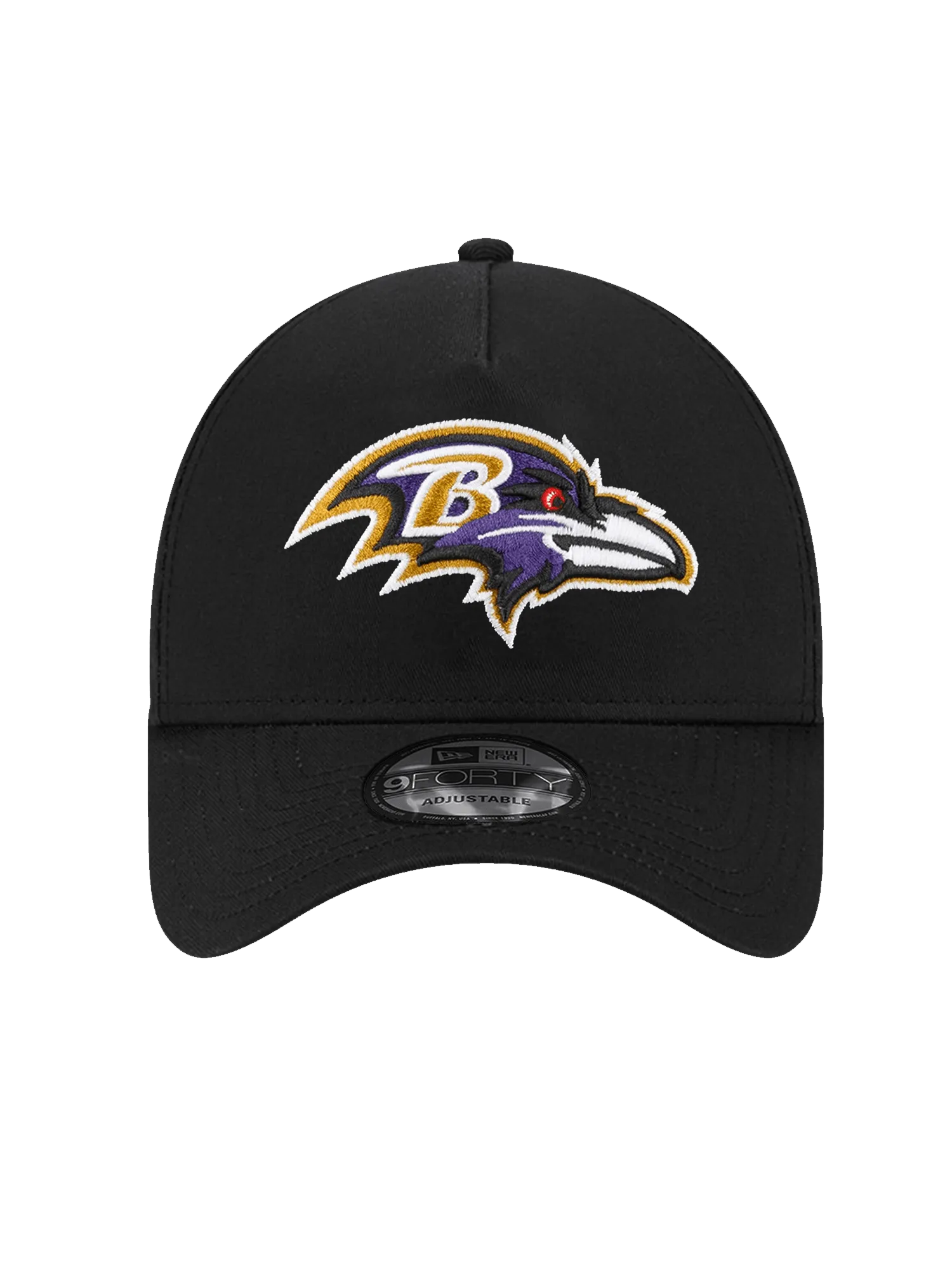 Baltimore Ravens New Era NFL Team 9FORTY A-Frame Snapback Hat - Black