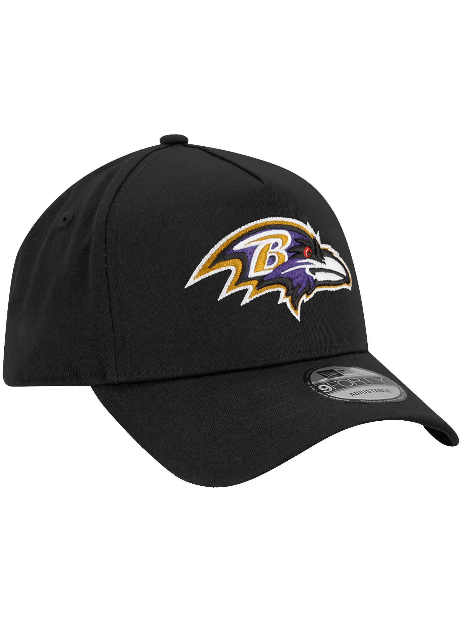 Baltimore Ravens New Era NFL Team 9FORTY A-Frame Snapback Hat - Black
