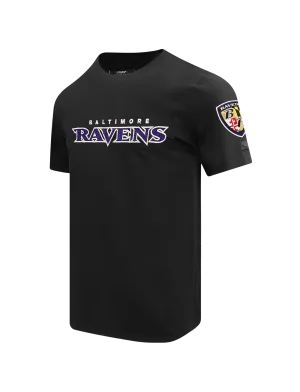 Baltimore Ravens Pro Standard NFL Classic Chenille Flex T-Shirt - Black