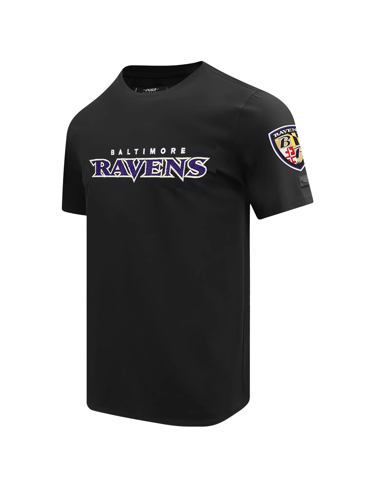 Baltimore Ravens Pro Standard NFL Classic Chenille Flex T-Shirt - Black