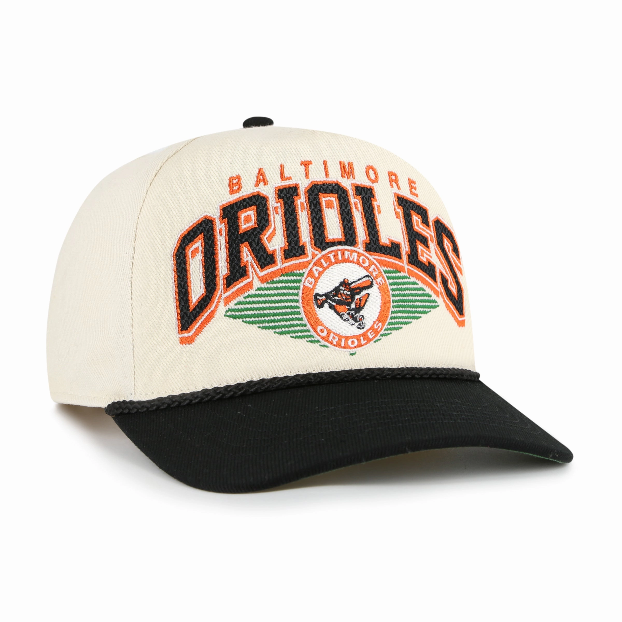 BALTIMORE ORIOLES COOPERSTOWN POMONA ROPE '47 HITCH