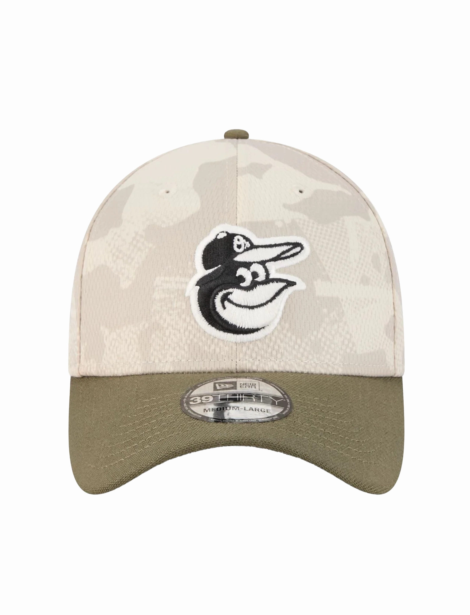 Baltimore Orioles New Era MLB Armed Forces 2025 39THIRTY Stretch-Fit Hat