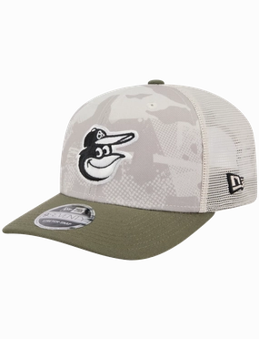 Baltimore Orioles New Era MLB Armed Forces 2025 9SEVENTY Stretch-Snapback Hat