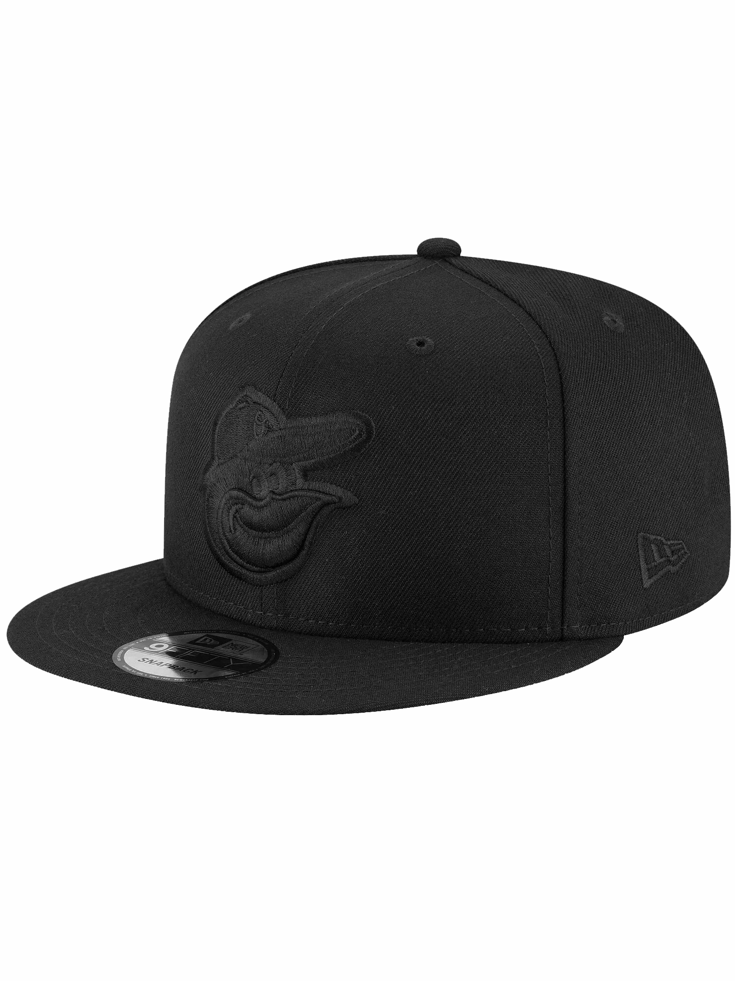 Baltimore Orioles New Era MLB Black On Black 9FIFTY Snapback Hat