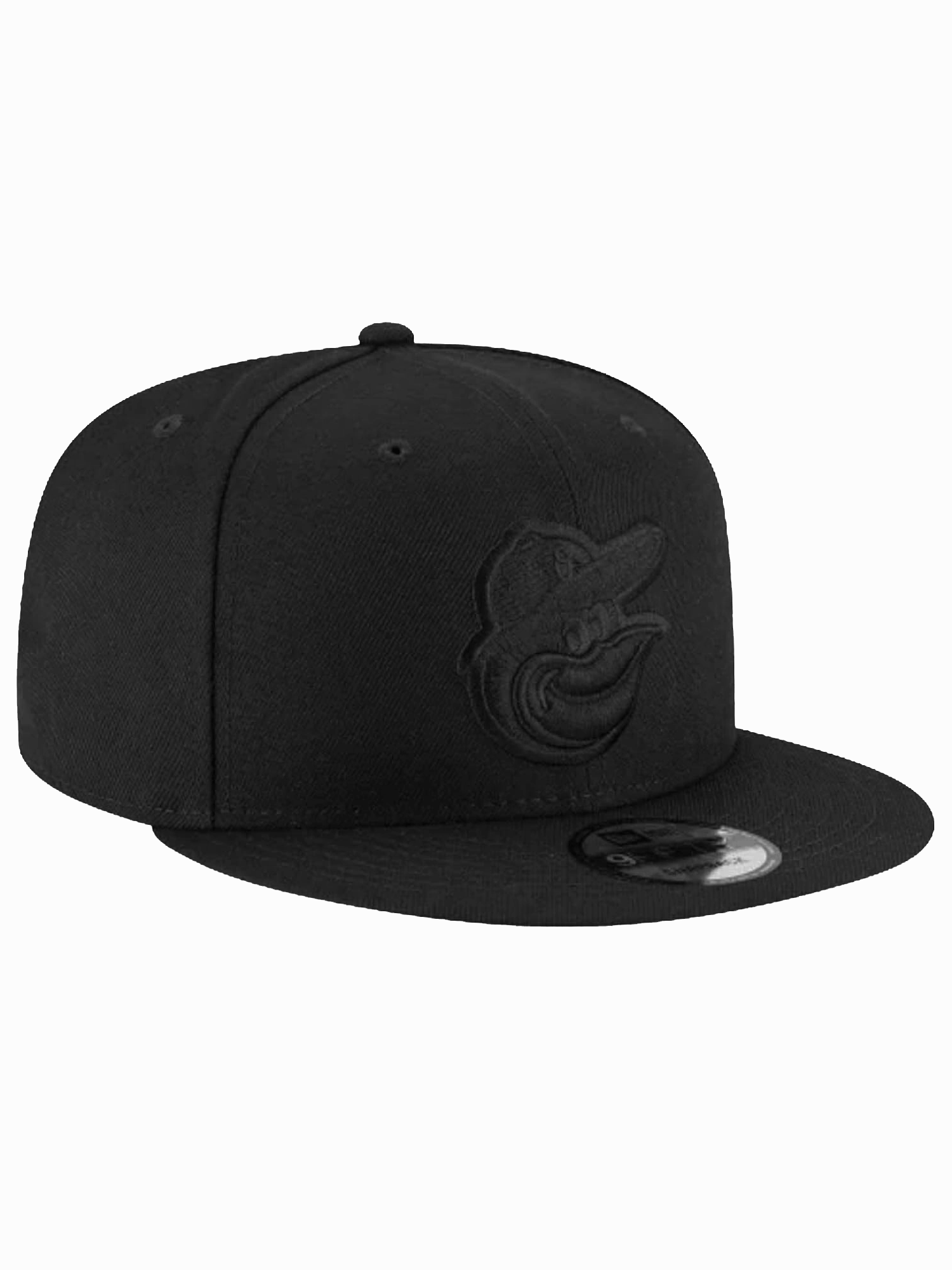 Baltimore Orioles New Era MLB Black On Black 9FIFTY Snapback Hat