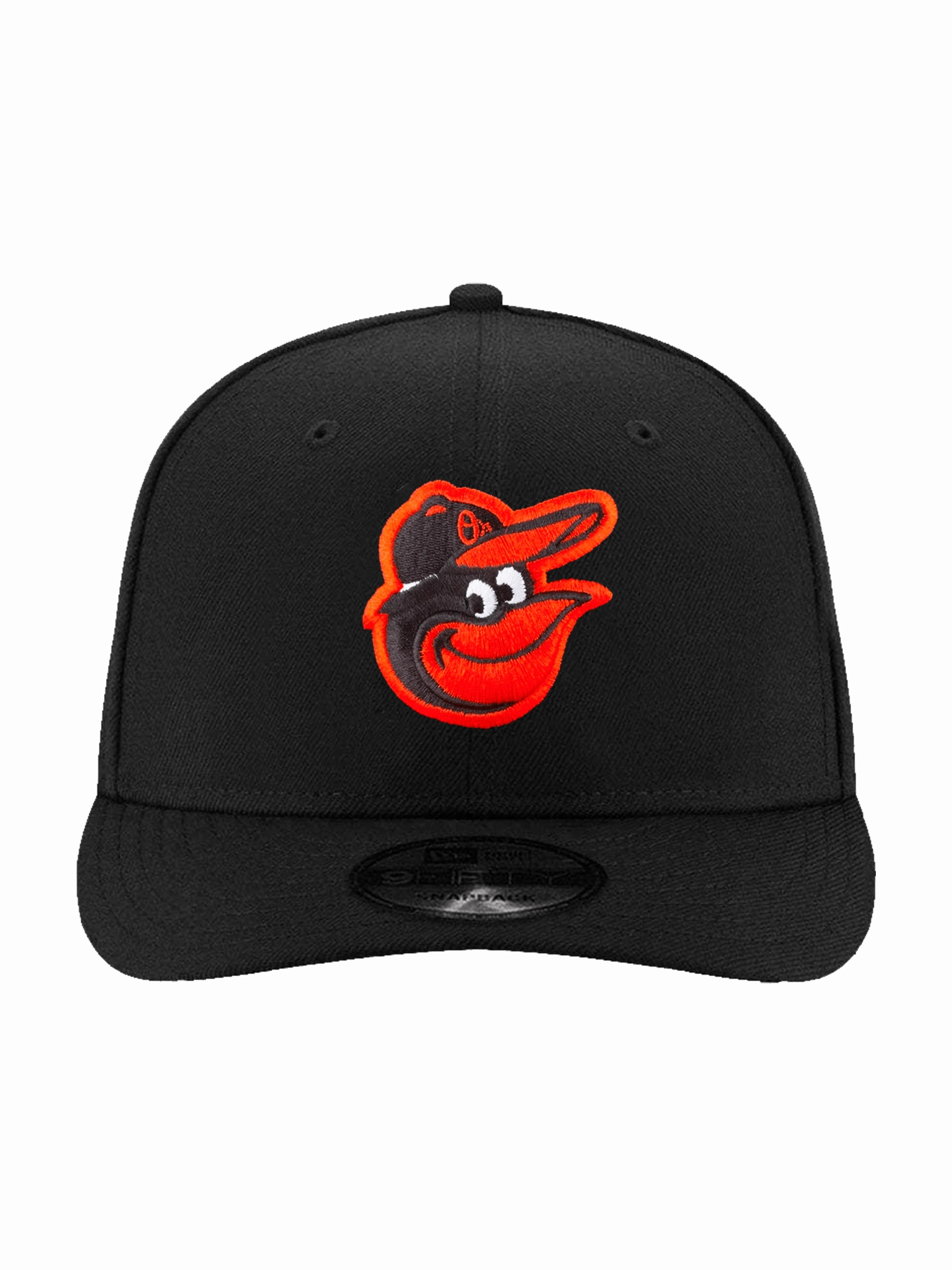 Baltimore Orioles New Era MLB Team 9FIFTY Pre-Curved Snapback Hat - Black