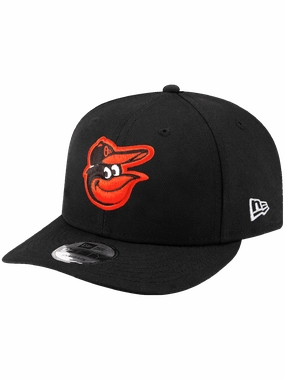 Baltimore Orioles New Era MLB Team 9FIFTY Pre-Curved Snapback Hat - Black