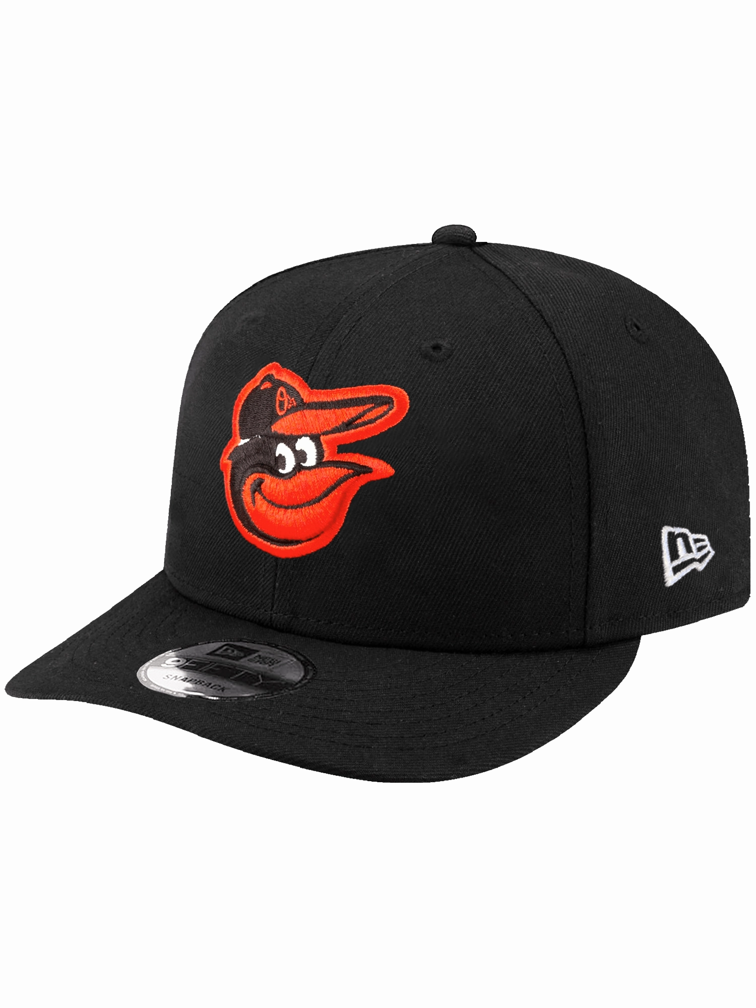 Baltimore Orioles New Era MLB Team 9FIFTY Pre-Curved Snapback Hat - Black