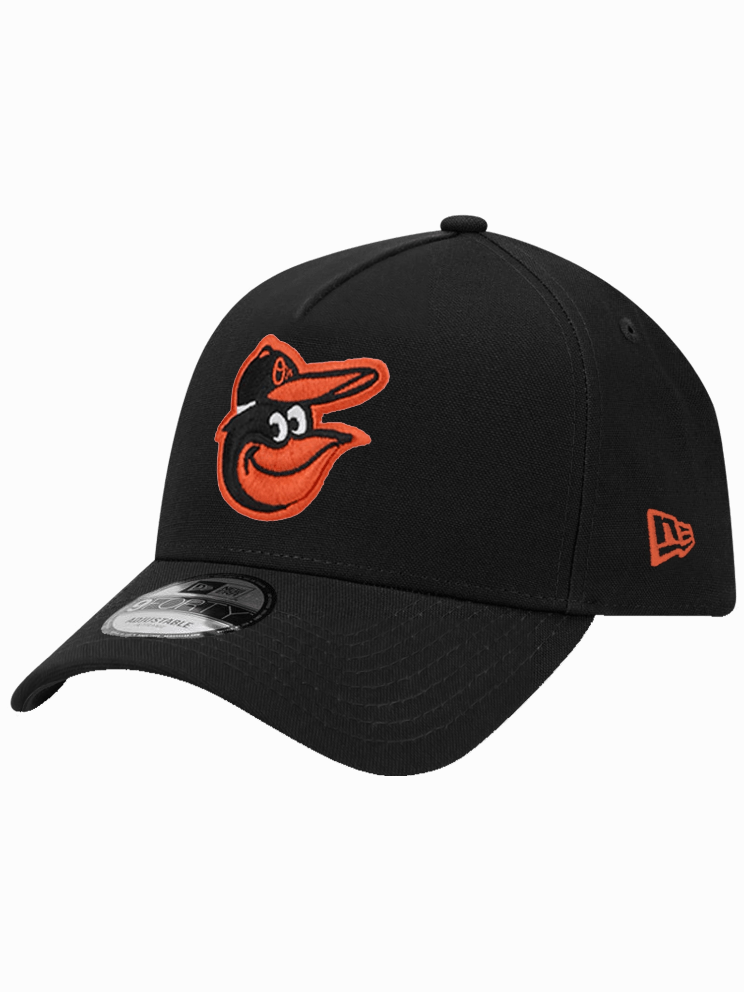 Baltimore Orioles New Era MLB Team 9FORTY A-Frame Snapback Hat - Black
