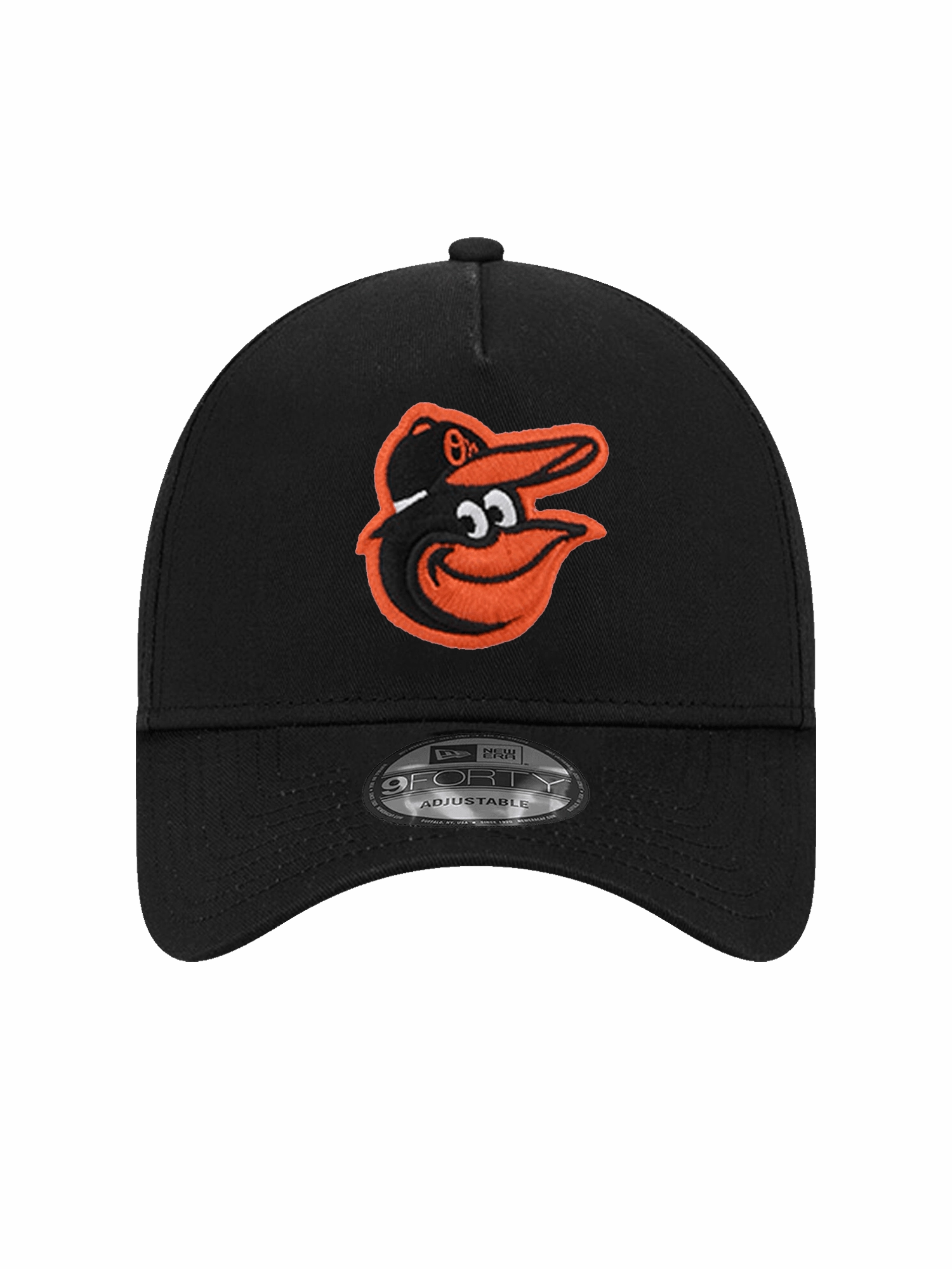 Baltimore Orioles New Era MLB Team 9FORTY A-Frame Snapback Hat - Black