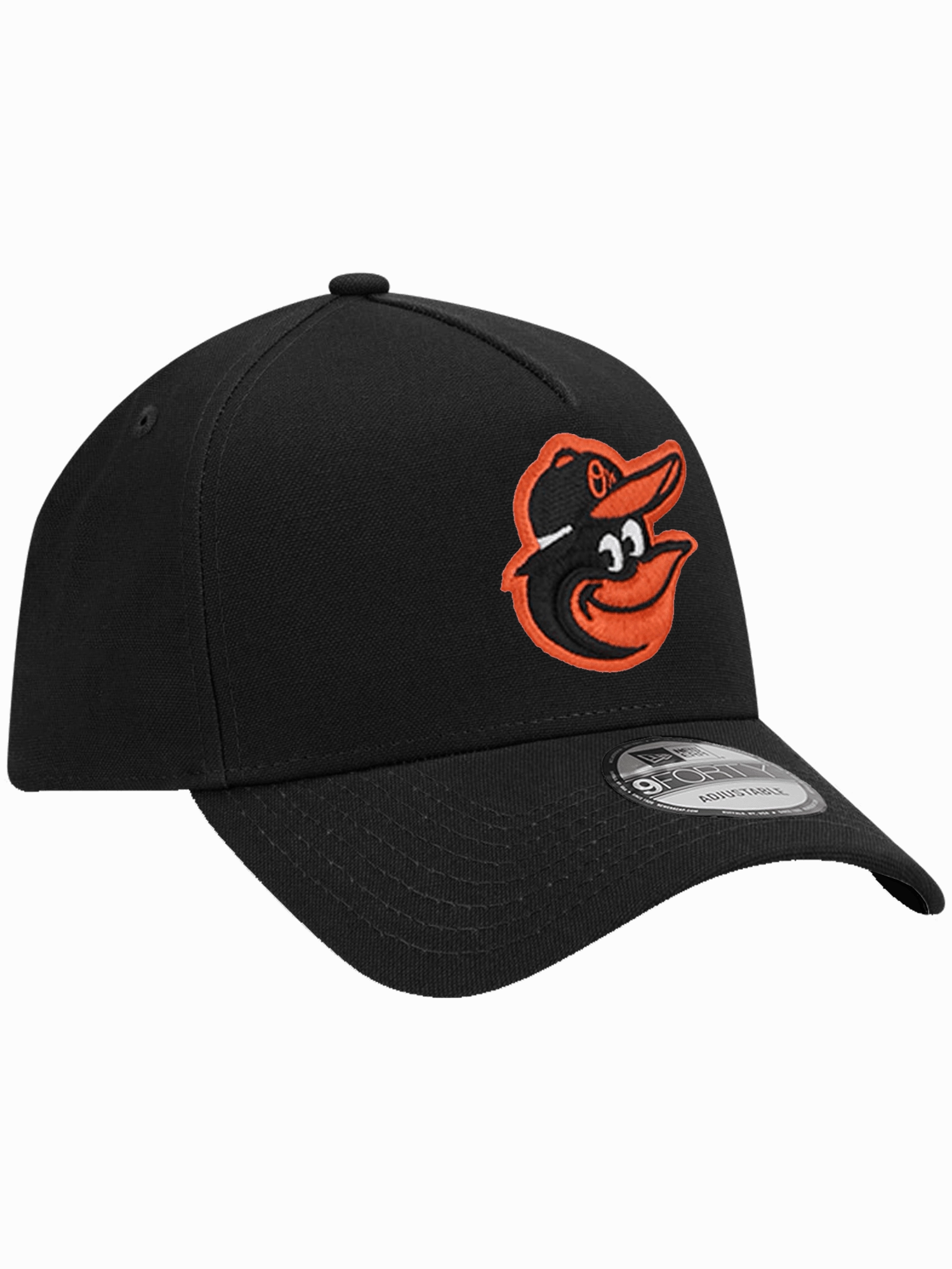 Baltimore Orioles New Era MLB Team 9FORTY A-Frame Snapback Hat - Black