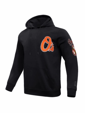 Baltimore Orioles Pro Standard MLB Team Chenille Hoodie Jumper  - Black