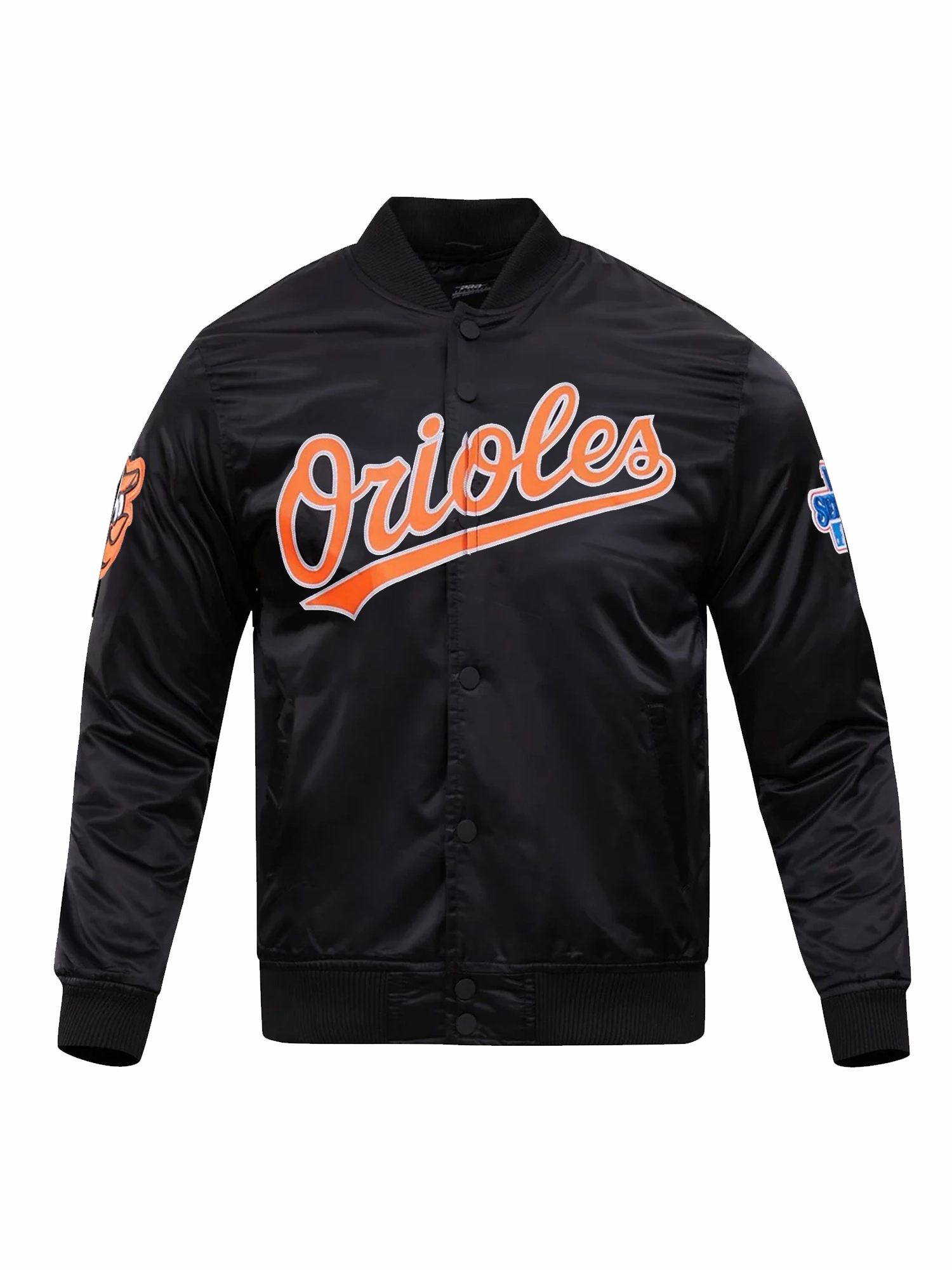 Baltimore Orioles Pro Standard MLB Team Classic Satin Button Jacket - Black