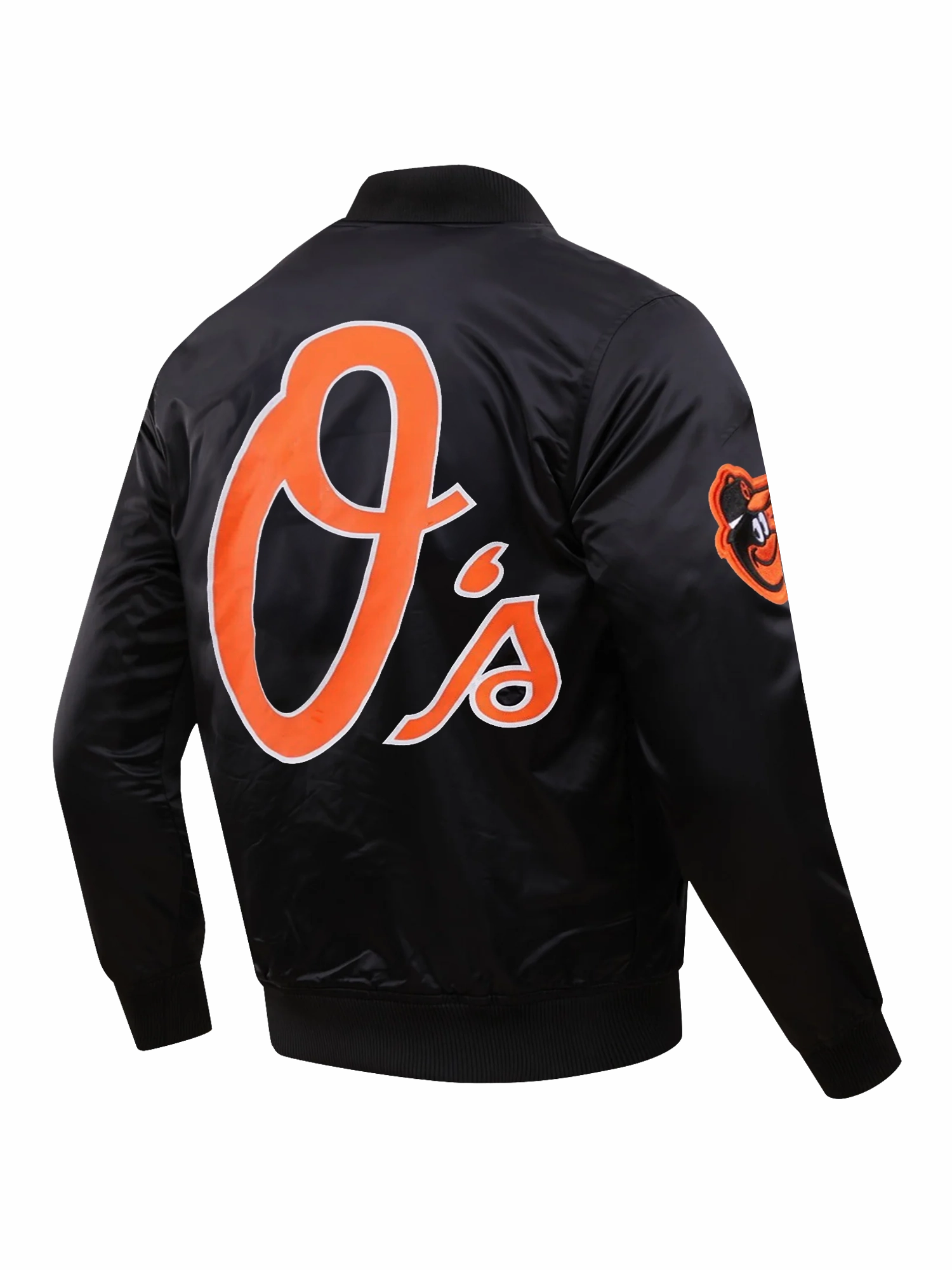 Baltimore Orioles Pro Standard MLB Team Classic Satin Button Jacket - Black