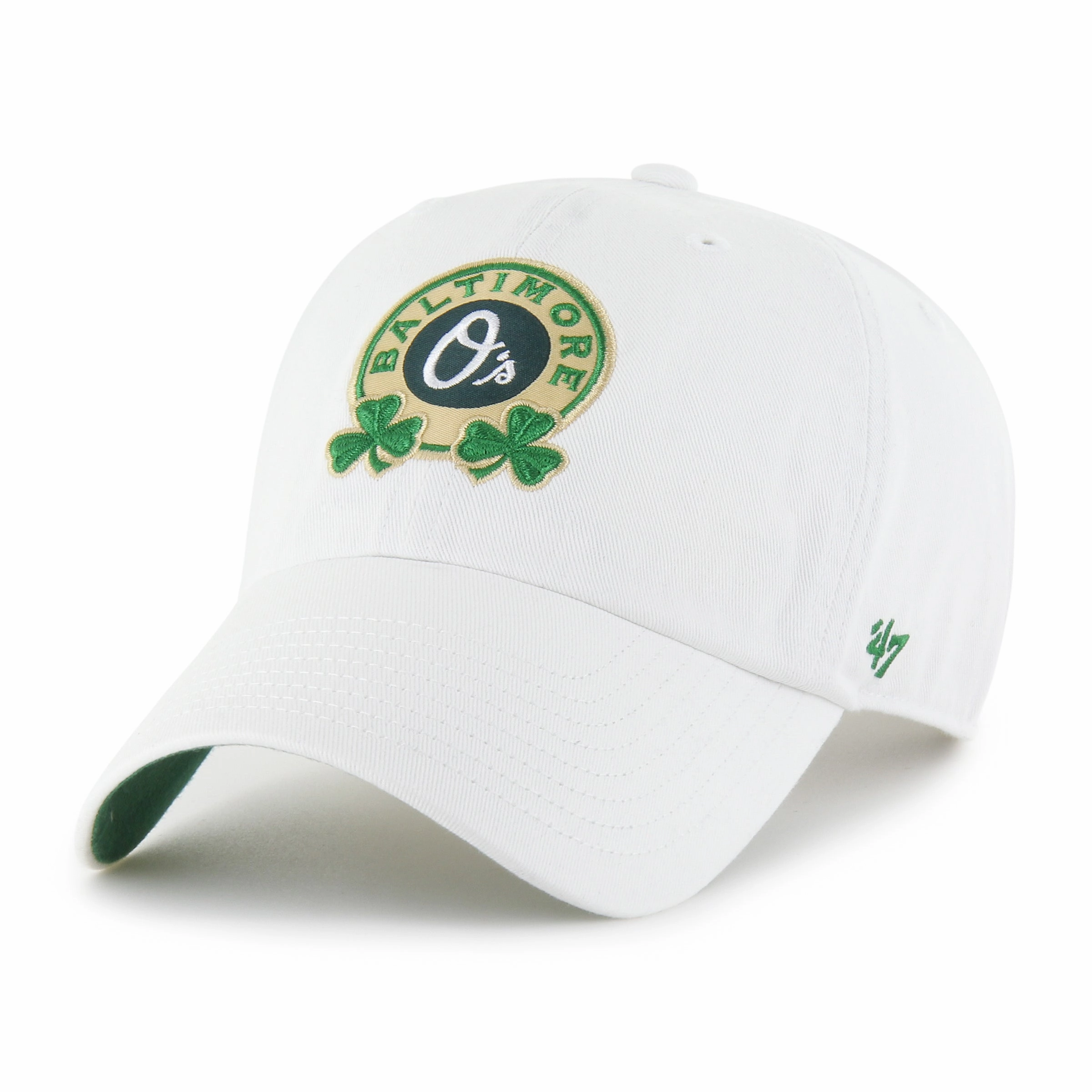 BALTIMORE ORIOLES ST PATTYS DOUBLE SHAMROCK '47 CLEAN UP