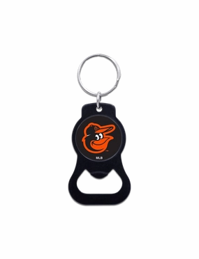 Baltimore Orioles Wincraft MLB Team Logo/Black Bottle Opener Key Ring